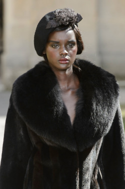 Midnight-Charm:duckie Thot At Ulyana Sergeenko Haute Couture Fall / Winter 2017