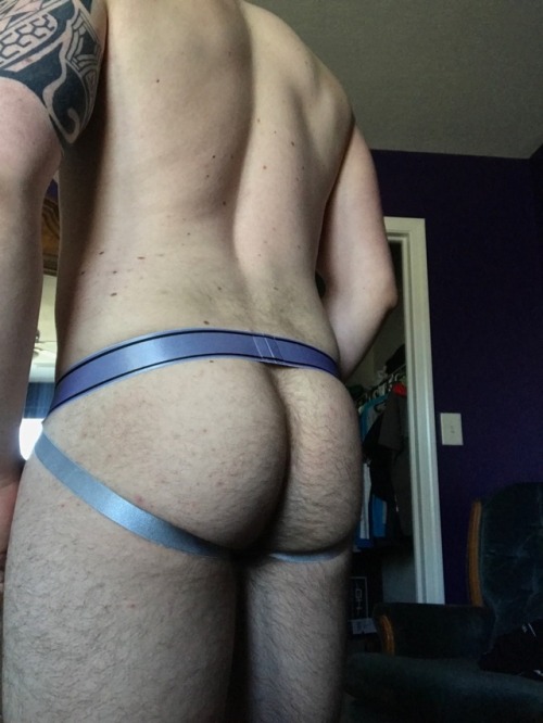 raunchfag2:  Birthday is tomorrow and Husband SPOILED me this year!! Three new jockstraps from Nasty Pig, a thick red silicone cock ring (feels amazing), and a “pig hole” from Mr. S. Leather.   We tried the pig hole today and it was incredible! Husband