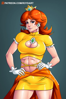 r3ydart:Patreon Commission - Princess Daisy.