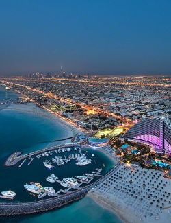 pimpmyycamel:  View From the 7-star Helipad of Burj Al Arab by Daniel Cheong.
