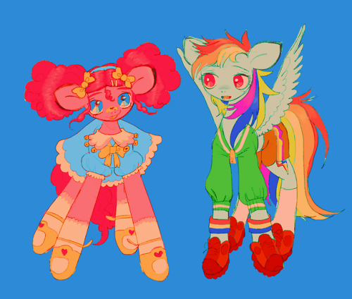byziaczek: pinkie and rainbow dash drawings i made cuz theyre gay Twitter: _echobone_ Deviantart: ec