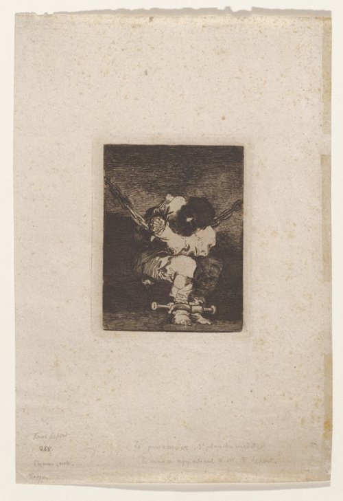 artist-goya: L’ Homme Garottè, Francisco José de Goya y Lucientes, 18th century, Minneapolis Institu
