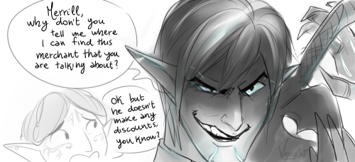 dragon-agegegege:PART 1  ヽ(゜∇゜)ノ  Fenris, look, if he doesn’t make any