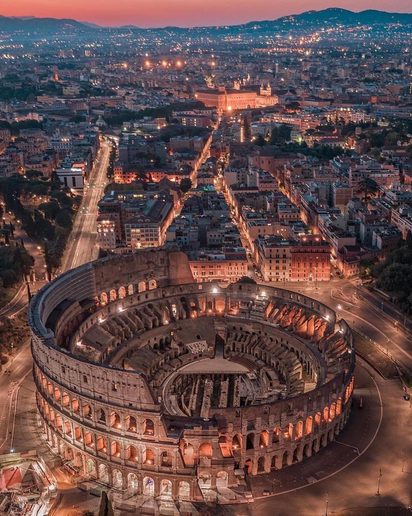 Roma'nın yukarıdan...