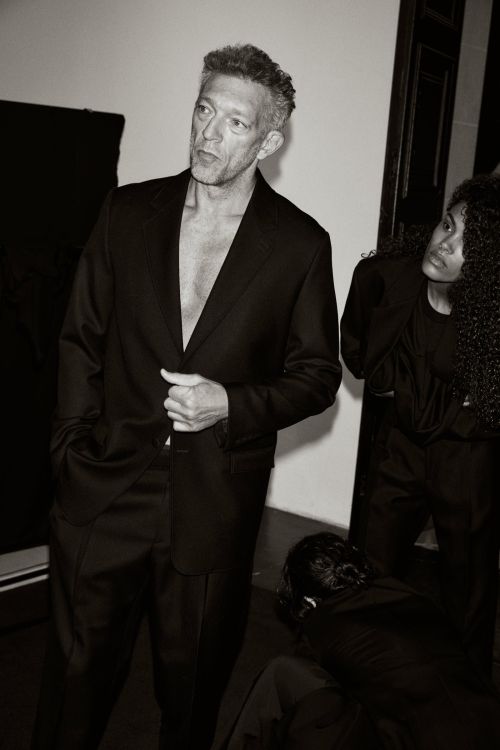 fashionfavdotcom:Tina Kunakey & Vincent Cassel by Morgane Lay & Jonny Cochrane for The Koopl