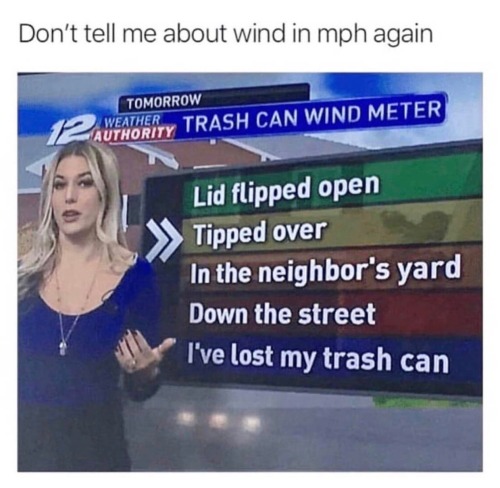 fullmetalfisting: I didn’t realize this was about wind I just thought the lady was having a ba