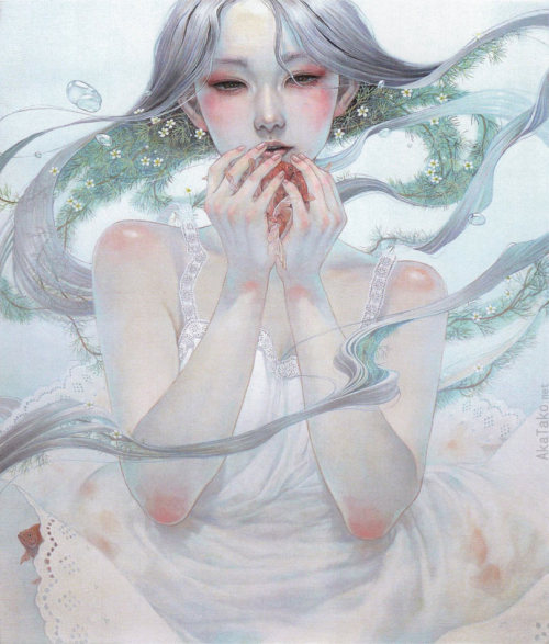 BREATH by Miho Hirano is printed in &ldquo;Ephemeral - Territory of Girls&rdquo; 2015 exhibi