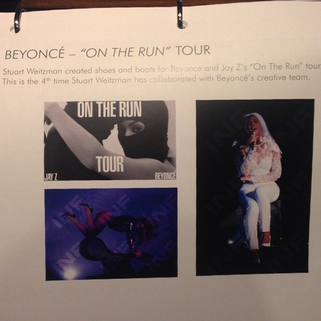 Betcha didn’t know @beyonce queen 🐝 wears @stuartweitzman on tour! #stuartweitzman #beyoncé #otr #ontherun (at Neuehouse)