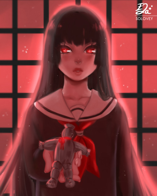 Made a better version of my Enma Ai Picture.Ippen Shindemiru?