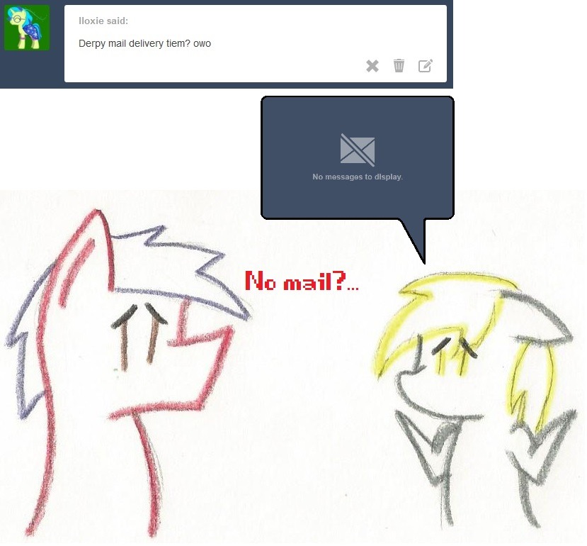 nearlyentertainment:  Aww…  xD Aww, poor guy&hellip; go send questions, guys!