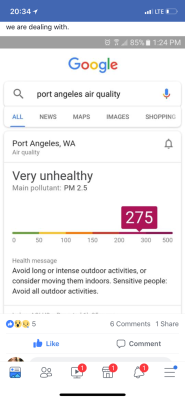 The air quality is absolute shit around here