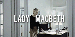 rhondaboneys:  Claire Underwood and TV tropes [x]  For Tess&rsquo;s 21st birthday!!!!!!!