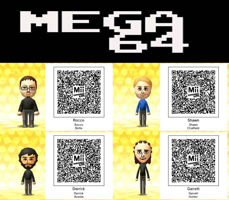 Tomodachi Life QR Codes — MEGA64