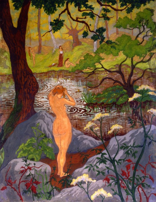 silenceforthesoul - Paul Ranson - Nude Fixing Her Hair by a...