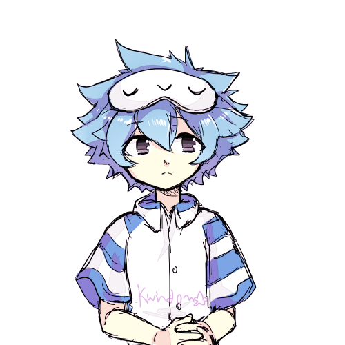 kakurenbogame:Sorry for the lack of updates ahhhhh  But here’s Oz’s new neutral expression sprite!