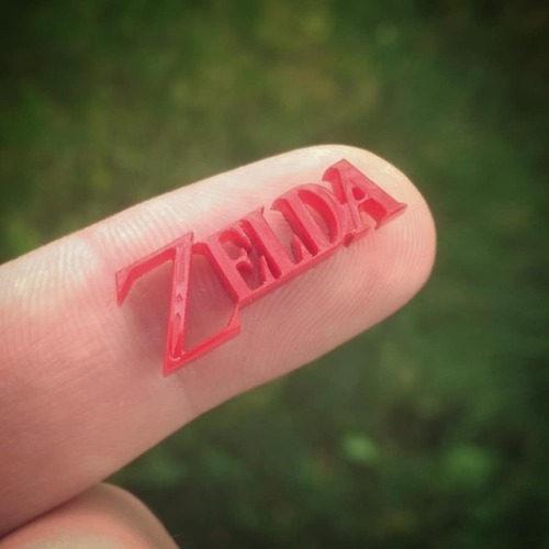 Test cut for the lettering. #legendofzelda #tiny #lasercut