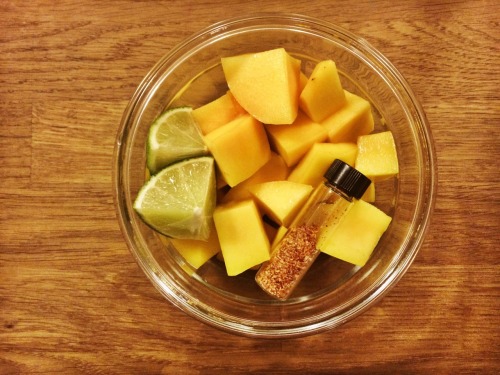 Mango with Lime Wedge and a bottle of Tajin &hellip; Such an amazing treat!!!