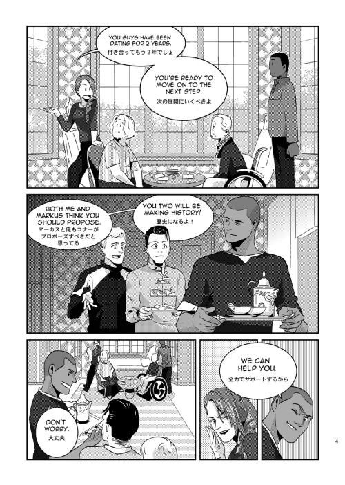 NOW ON SALE!“Operation Marriage Proposal” A Hank x Connor Fan Comic25 Pages/A5 size
