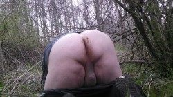 bigdaddy3650:  I enjoy the woods . lesson learned never sit on rock covered with moss naked its sticks to your ass lol. Reblog if like . I accept submissions