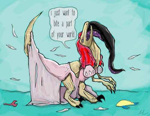 a-night-in-wonderland: Disney Princesses As Raptors