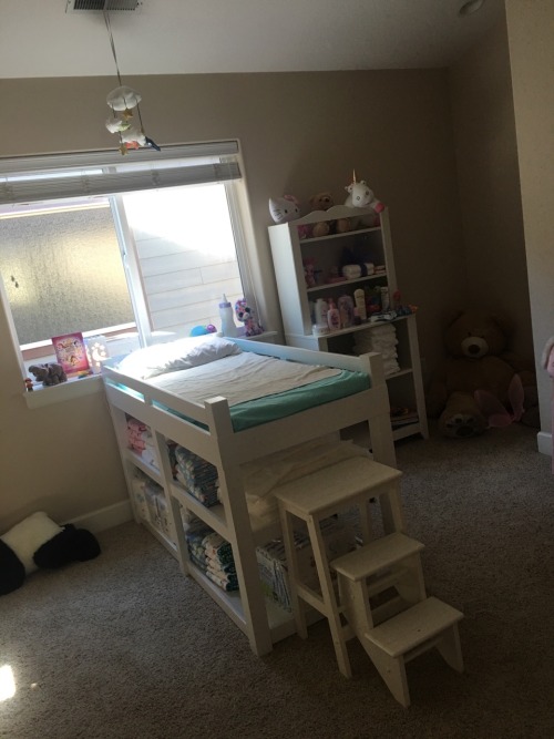 misspandapants:  What do you think of my new adult changing table? 