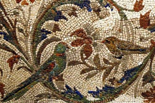 tenderlyg:Particolare di un mosaico proveniente da Via Panisperna, Roma, II-I sec. a.C., Centrale Mo