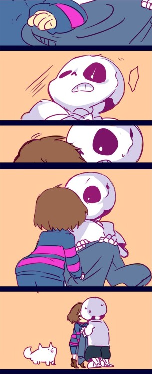 badtimewithsans:  ¬///¬ I'm a cool skeleton. But not the artist of this art.  Please visit the author's link and enjoy his arts. Artist: http://kuzukago.deviantart.com/ 
