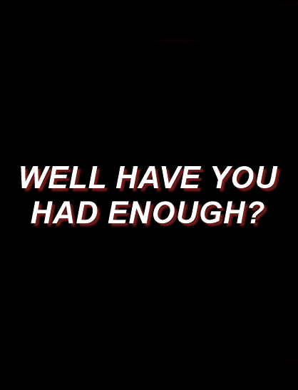 had enough // breaking benjamin