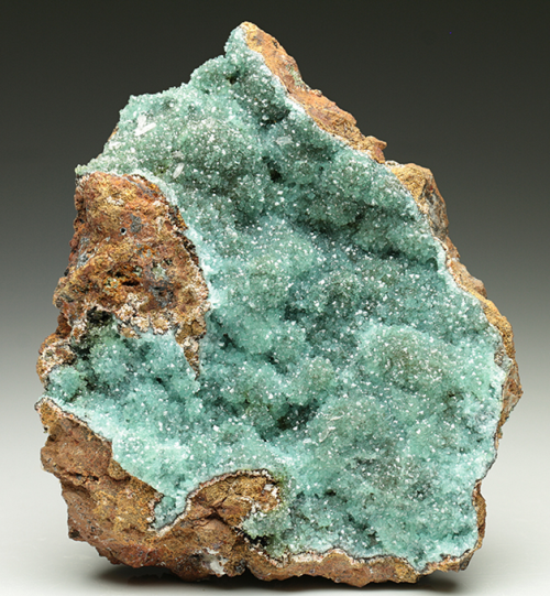 Cuprian Adamite - Ojuela Mine, Mapimi, Durango, Mexico