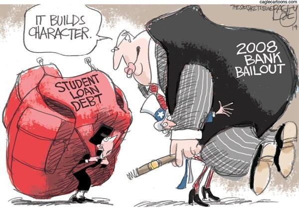 adriftinthereverie:  cartoonpolitics:  &ldquo;This is obscene. The government