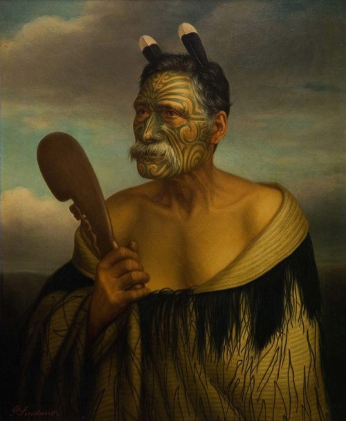 Maori portraits by Gottfried LindauerEru Tamaikoha Te Ariari, 1903Hinekura of Te Reinga, Hawkes BayI