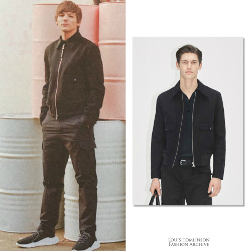 Louis for TMRW mag | February 2020Tiger of Sweden polo shirt and jacket (Spring 2020, not yet availa