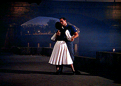 onscreenkisses:An American in Paris, dir. Vincente Minnelli(1951)