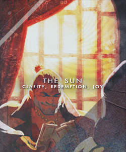 hipsterhanzo-blog:Dragon Age: Inquisition Companions ↳ Tarot Cards & Meanings (changed cards edi