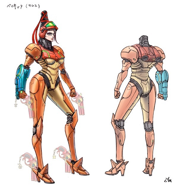 bokcutter:  ryanmoody:  Bayonetta 2 Nintendo Costume Concept Art  NIcesssssssss 
