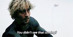 albusyumbledore: Clint Barton and Pietro Maximoff + “You didn’t see that coming?”