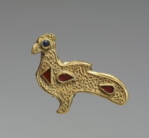 concerto4art: Peacock Fibula Gold and Garnet inlay 6th Century, Frankish, provenance North France. W