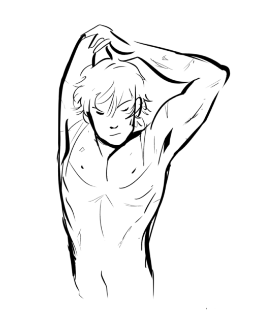 Morning stretches + scars