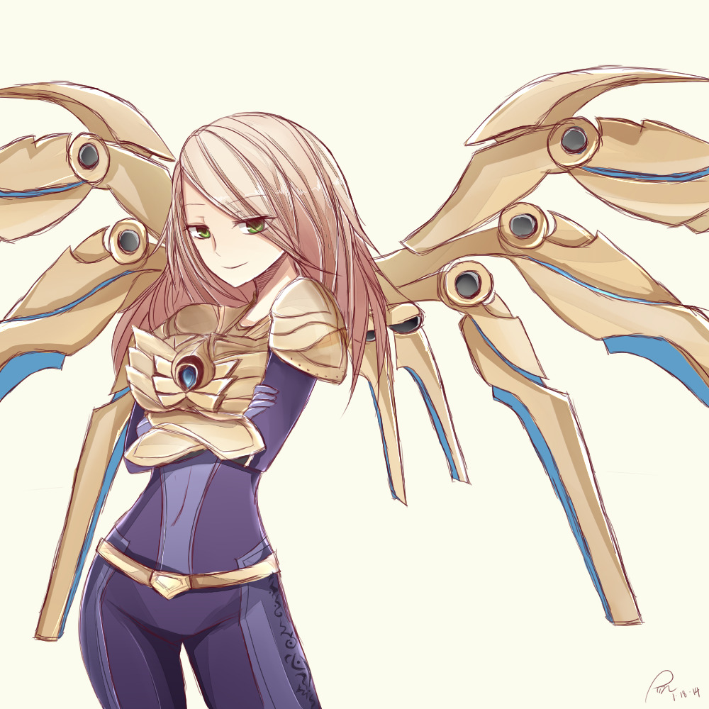 league-of-legends-sexy-girls:  Aether Wing Kayle by kinoko-sama
