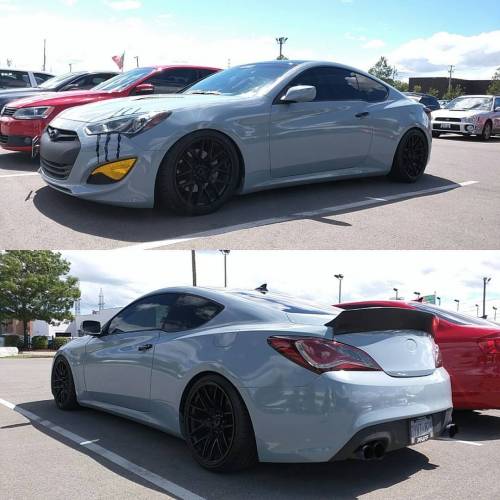 Cool #hyundai #genesiscoupe spotted at #pfaff #bmw dealer. Looked pretty mean #kdm #genesis #tuner