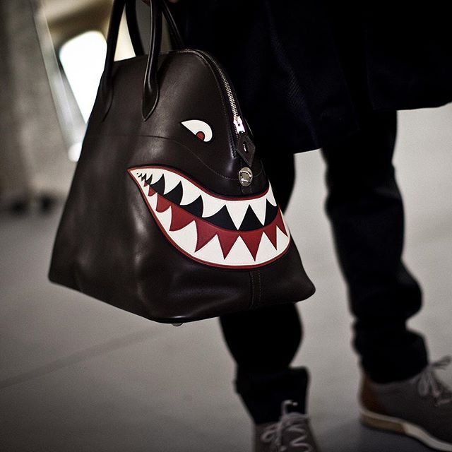 hermes shark bag