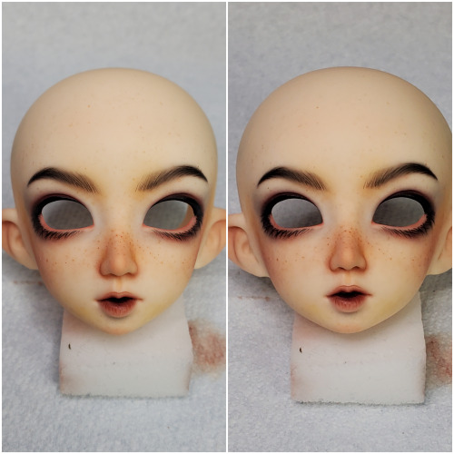 Faceup process and a comparison between my Juri’s new and old faceups. It’s pretty fun t