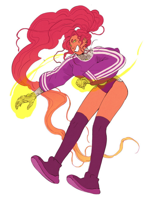 ofalldimensions: If you couldn’t get to Flame Con you can get a PDF of my Starfire zine now! Download it from gumroad here! It’s listed as Ũ+/pay what you want, which means you can just download it for free! It has all my redesigns so far & a