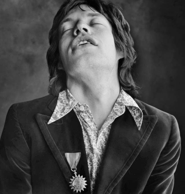 soundsof71:  Mick Jagger for Sticky Fingers, released April 1971, by Peter Webb