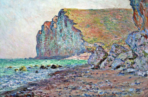 Cliffs of Les Petites-Dalles, 1884, Claude Monet