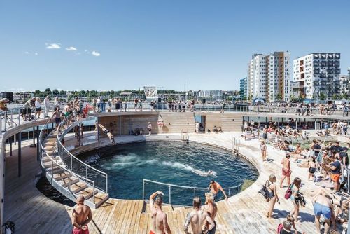 Aarhus Harbor Bath | BIG - Bjarke Ingels GroupLocation: Aarhus, DenmarkPhotography:  Rasmus Hjortshø