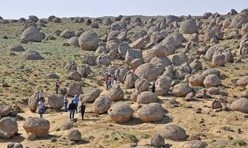 THE VALLEY OF BALLS, KAZAKHSTANThe valley of balls or Torysh, as it’s called in Kazakh, is located a