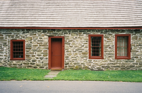 Stone House With Red Trim, New Paltz, New York, 2004.