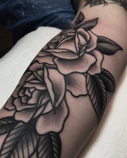 thebrokenhalfmoon:  Close roses from a few