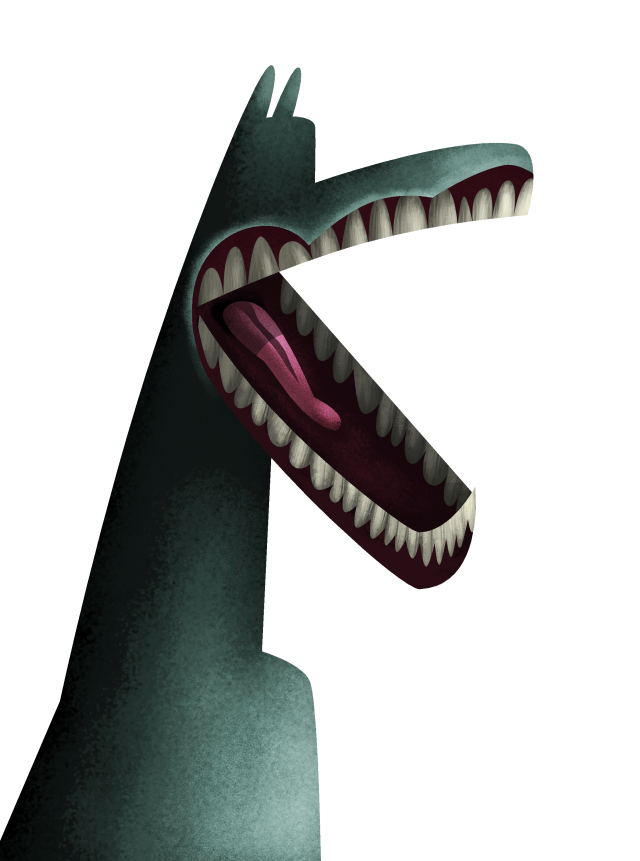The dog opened its mouth, inhaling deep with a strained wheeze, “Am I A Good Boy?”